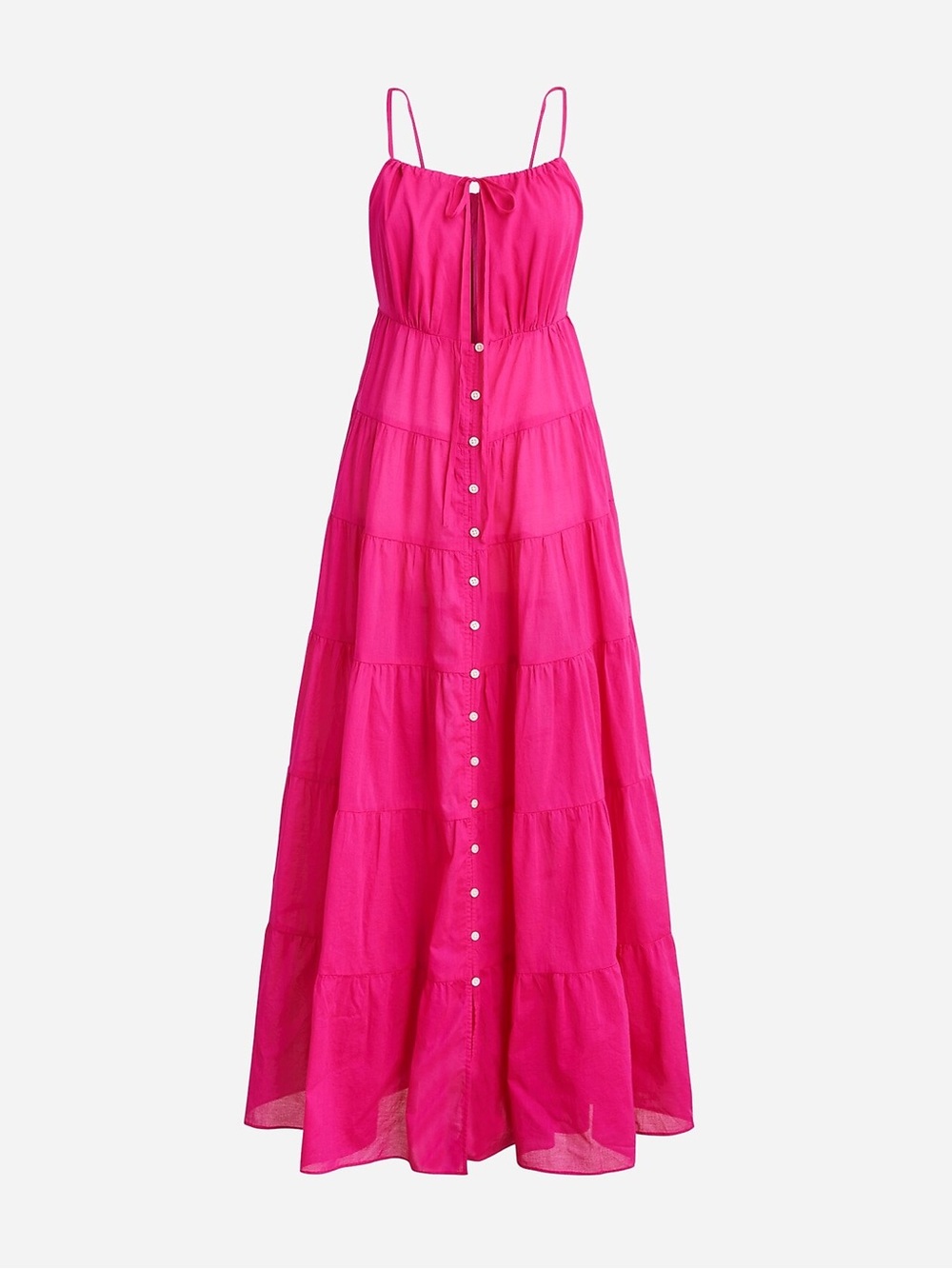 J.Crew Tiered Cotton Voile Dress